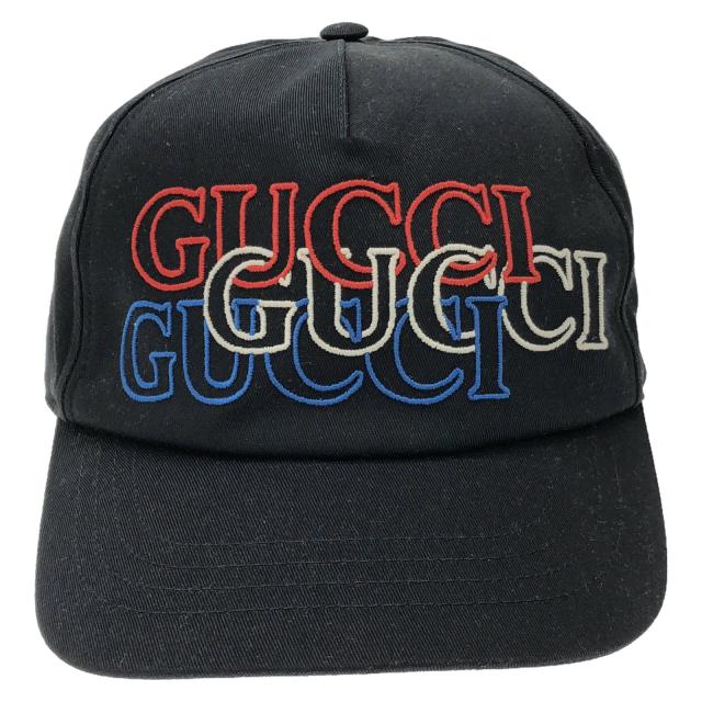 グッチ GUCCI ベースボールキャップ キャップ 帽子 コットン レディース ブラック系 7885484HA9X4100L 【新品】