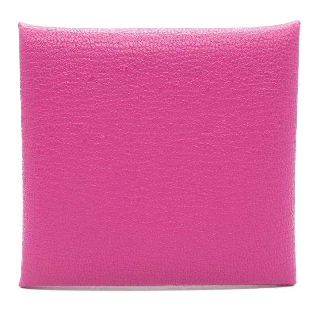 エルメス バスティア シェーブル レディース コインケース ローズ