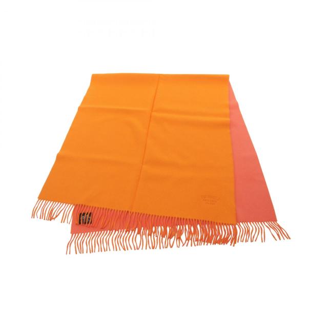 エルメス マフラー - オレンジ カシミヤ