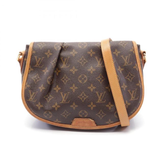 LOUIS VUITTON◇メニルモンタンPM_モノグラム・キャンバス_BRW/PVC/BRW