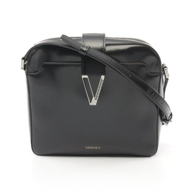 ヴェルサーチ バッグ ブラック ヴェルサーチ グレカ ショルダーバッグ