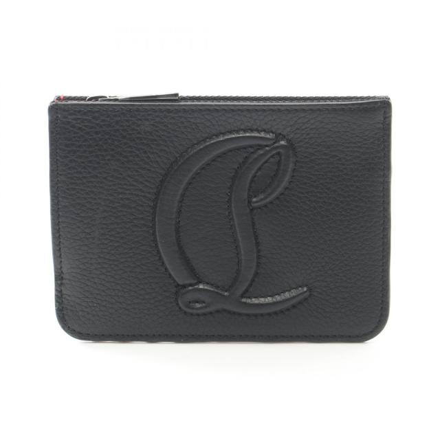 クリスチャンルブタン Christian Louboutin BY MY SIDE ケース 財布 レザー レディース ブラック系 / レッド系 3235084CM53 【新品】