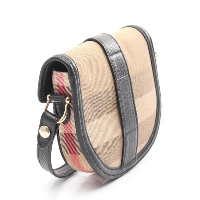 美品✨Burberrys ショルダーバッグ ノバチェック レザー×キャンバス BURBERRY バーバリー ノバチェック ショルダーバッグ ワン