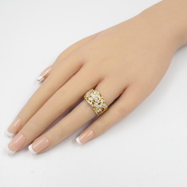 ツツミ指輪6.5号 TSUTSUMI 金リング ダイヤモンド付き TSUTSUMI(ツツミ) ⁄ K18イエロー