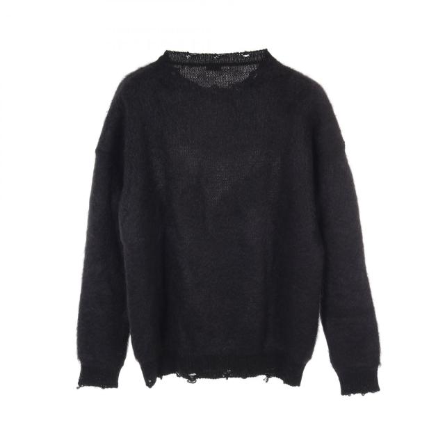 美品 ギャラリービスコンティ ドット リボンダウンコート 黒 2 *XC2036 美品 ギャラリービスコンティ ドット リボンダウンコート 黒 2