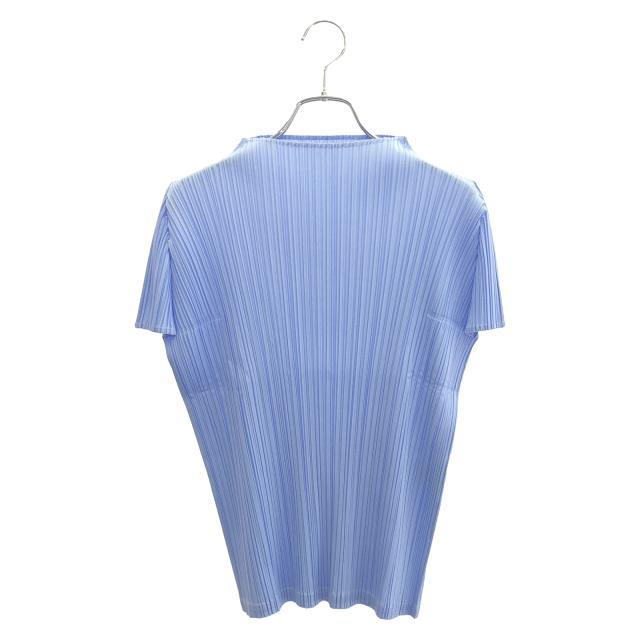 イッセイミヤケ ドルマンスリーブシャツ ポリエステル 長袖 スタンド