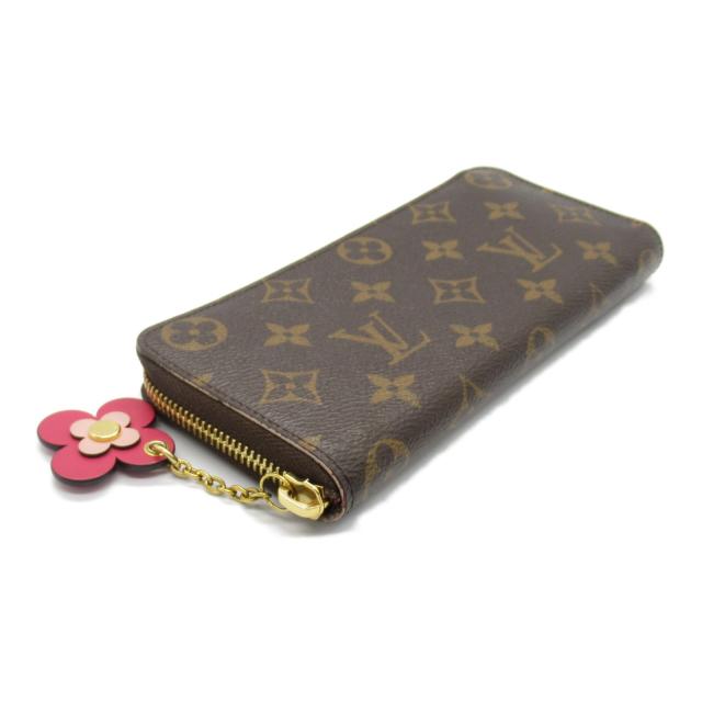ルイ・ヴィトン LOUIS VUITTON ポルトフォイユクレマンス フラワー 