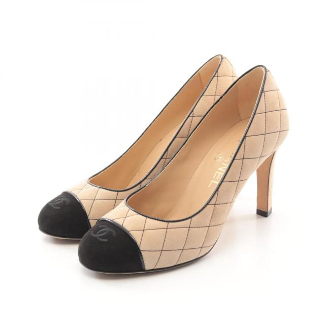 シャネル CHANELマトラッセ キルティングパンプス ローヒール 【公式通販】