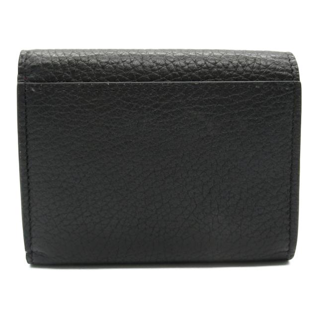 ルイヴィトン　折財布　トリヨン　ポルトフォイユカプシーヌXS 黒 LOUIS VUITTON ルイヴィトン 財布 トリヨンレザー