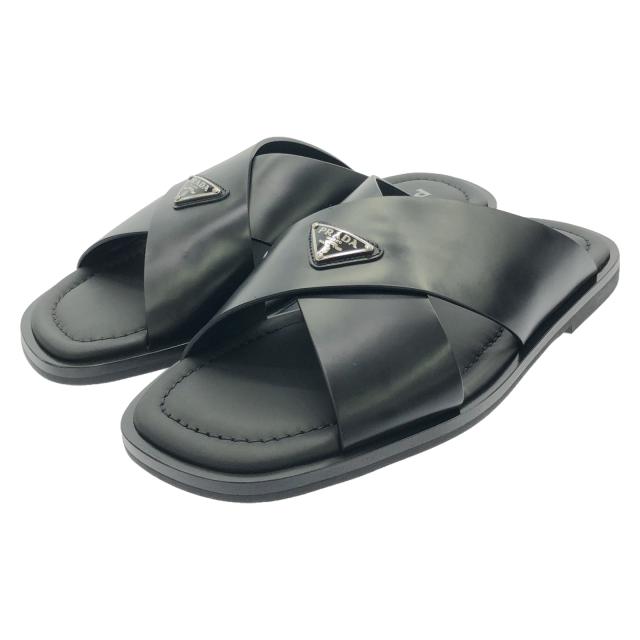 エレガントな艶♪】CHANEL シャイニーカーフスキン サンダル