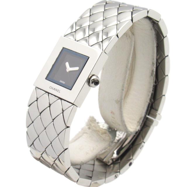 シャネル CHANEL マトラッセ 腕時計 時計 ステンレススチール  
