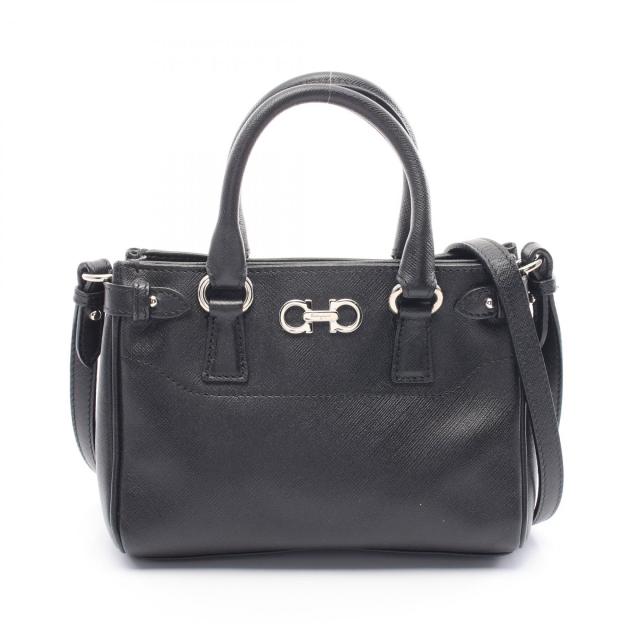 サルヴァトーレフェラガモ ハンドバッグ キャンバス ガンチーニ 肩掛け FERRAGAMO Salvatore Ferragamo サルヴァトーレ フェラガモ