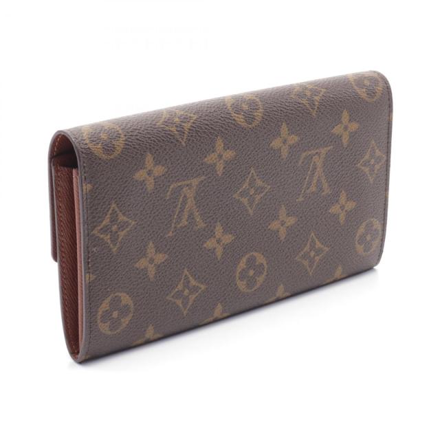 ルイヴィトン モノグラム ポルトモネ クレディ 二つ折り 財布 レザー
