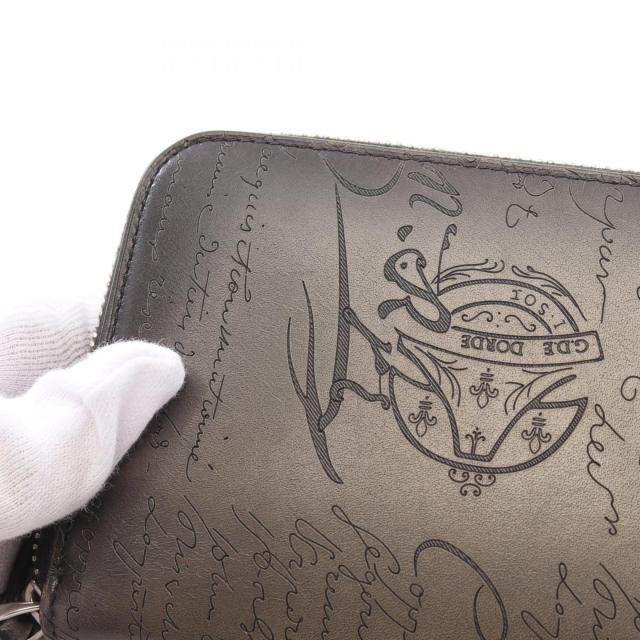 ベルルッティ イタウバ カリグラフィ ラウンドファスナー 極美品