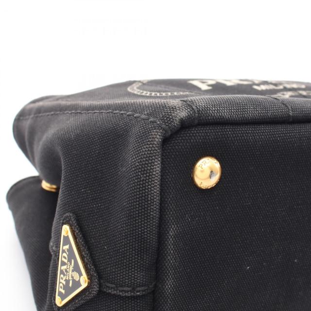 プラダ PRADA CANAPA カナパ トートバッグ バッグ キャンバス レディース ブラック系 1BG439 【中古】 トートバッグ