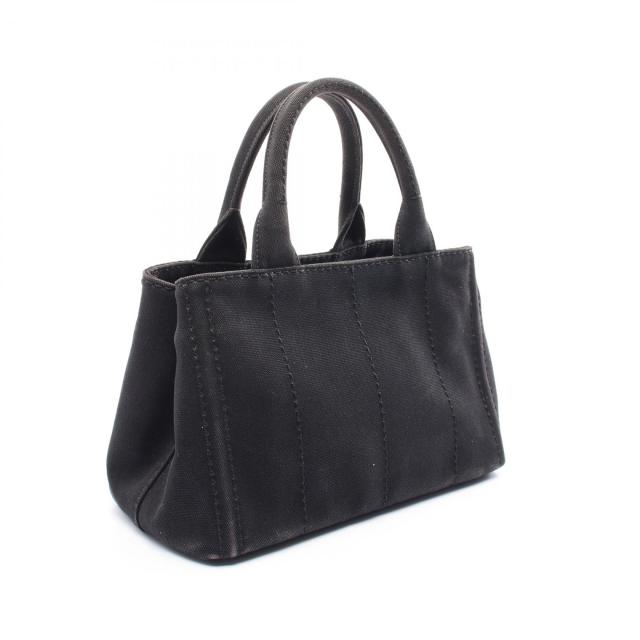 プラダ PRADA CANAPA カナパ トートバッグ バッグ キャンバス レディース ブラック系 1BG439 【中古】 トートバッグ
