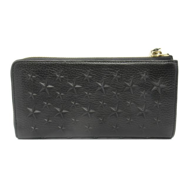 JIMMY CHOO 長財布 ブラック 星型スタッズ付き JIMMY CHOO スター