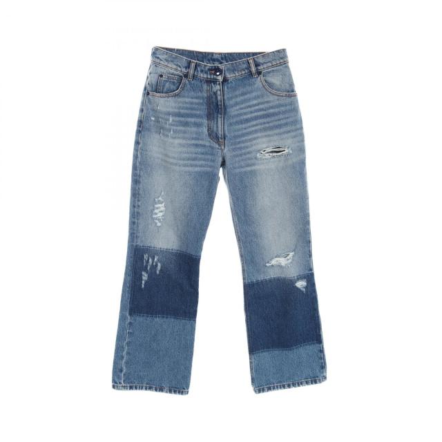 MONCLER デニム ブルーデニム デニムブルー ジーンズ : パンツ＆ショーツ 向けの メンズ | モンクレール