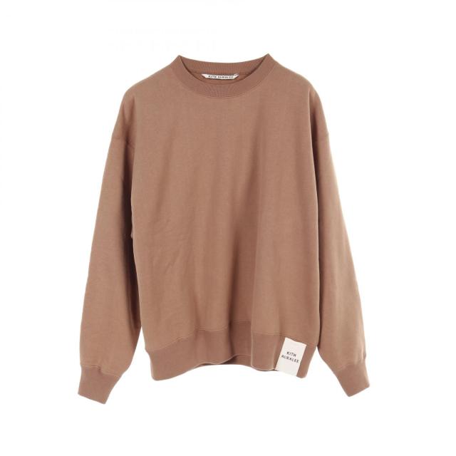 キス KITH KITH 101 × AURALEE SMOOTH SOFT CREWNECK スウェット 衣料品 トップス コットン メンズ ブラウン系 A24AP11AK 【中古】