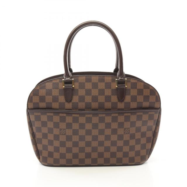 ルイ・ヴィトン LOUIS VUITTON サリア オリゾンタル ハンドバッグ バッグ PVCコーティングキャンバス レザー ダミエ レディース ブラウン系 N51282 【中古】