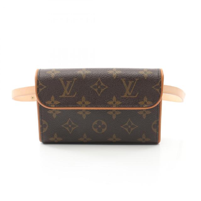 ルイ・ヴィトン LOUIS VUITTON ポシェットフロランティーヌ ウエストバッグ ボディバッグ バッグ PVCコーティングキャンバス レザー モノグラム レディース ブラウン系 M51855 【中古】