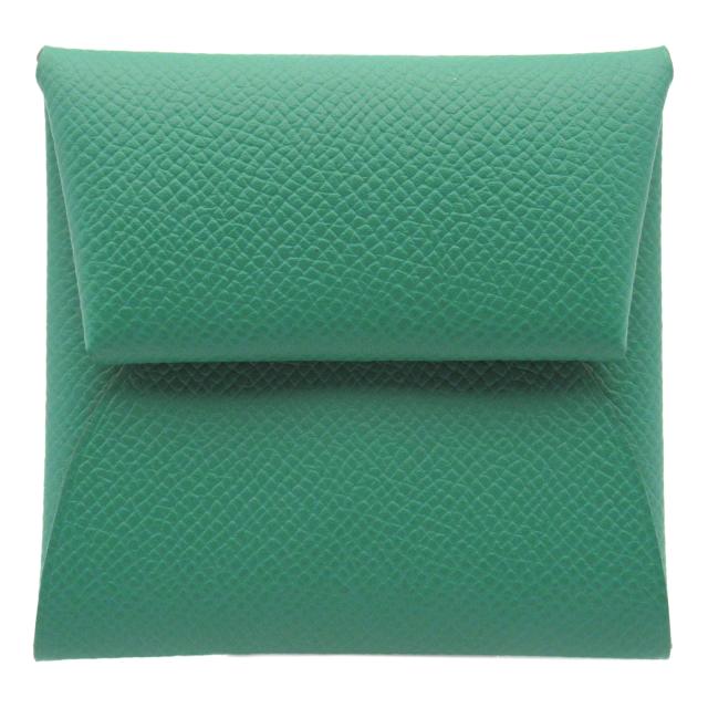 エルメス バスティア コインケース グリーン系 ヴォーエプソン