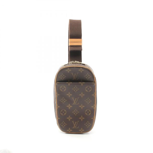 ルイ・ヴィトン LOUIS VUITTON ポシェットガンジュ ウエストバッグ ボディバッグ バッグ PVCコーティングキャンバス レザー モノグラム メンズ レディース ブラウン系 M51870 【中古】
