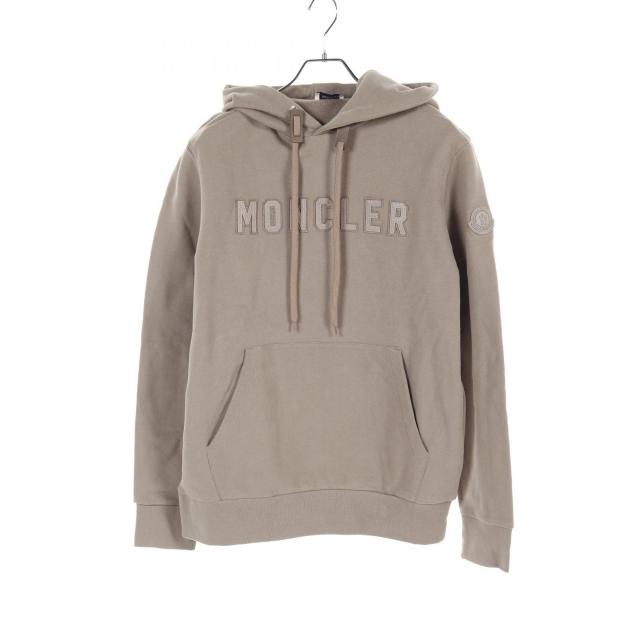 モンクレール MONCLER ロゴ フーディ パーカー 衣料品 トップス コットン メンズ グリーン系 8G00030 【中古】