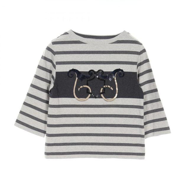 エルメス HERMES カットソー 衣料品 トップス コットン レディース グレー系 【中古】