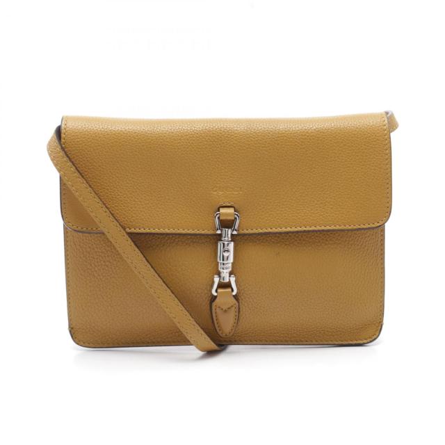 グッチ GUCCI ニュージャッキー ショルダーバッグ バッグ レザー レディース ブラウン系 364435 【中古】