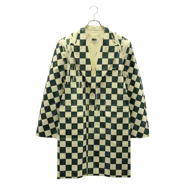 エムエムシックス MM6 コート ステンカラーコート 衣料品 アウター ポリエステル レディース ホワイト系 【中古】