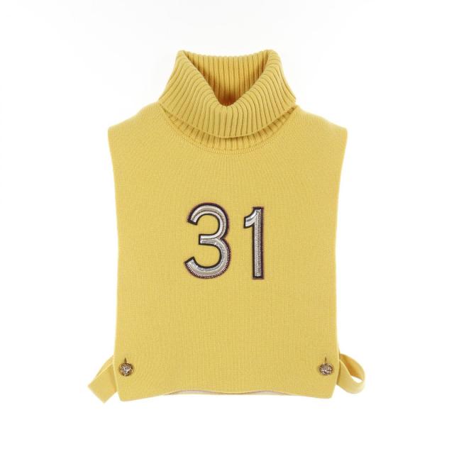 シャネル CHANEL ニット 衣料品 トップス カシミヤ レディース イエロー系 P71617K10291 【中古】