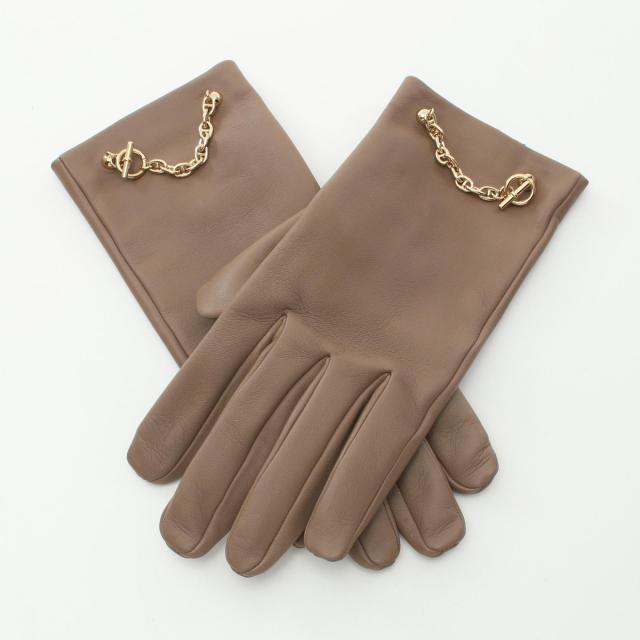 SMYTHSON スマイソン バッグ グレー系 / レザー スクエア型 ショルダー