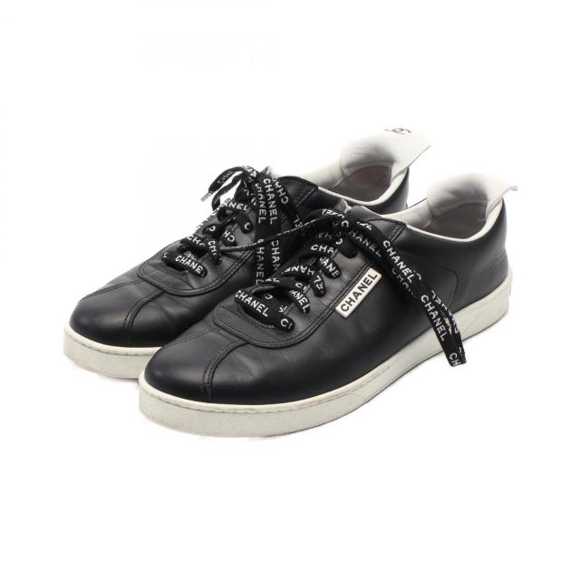 CHANEL シャネル ココマーク レザー スニーカー 6B