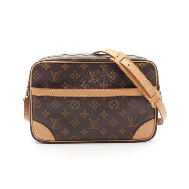 ルイ・ヴィトン LOUIS VUITTON トロカデロ27 ショルダーバッグ バッグ PVCコーティングキャンバス レザー モノグラム レディース ブラウン系 M51274 【中古】