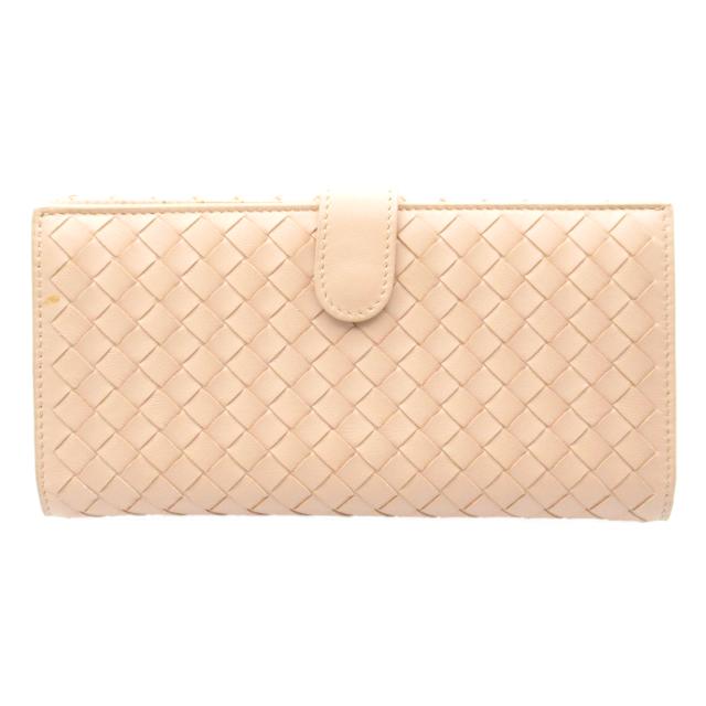 ボッテガヴェネタ BOTTEGA VENETA イントレチャート Wホック長財布 W  