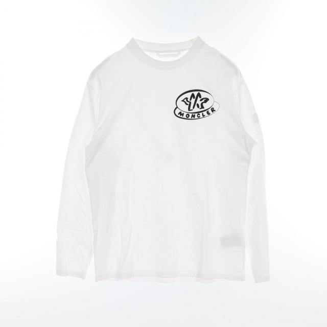 モンクレール MONCLER カットソー 衣料品 トップス コットン メンズ ホワイト系 8D00011 【中古】