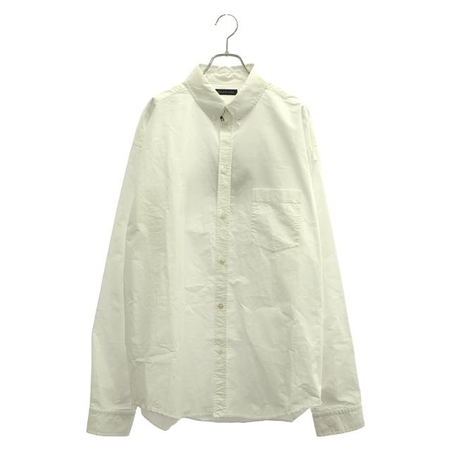 バレンシアガ BALENCIAGA ラージフィット シャツ 長袖シャツ 衣料品 トップス コットン メンズ ホワイト系 790731TNM60900039 【新品】