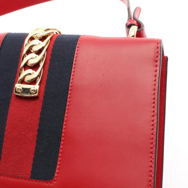 グッチ GUCCI シルヴィ スモール ウェブライン ショルダーバッグ