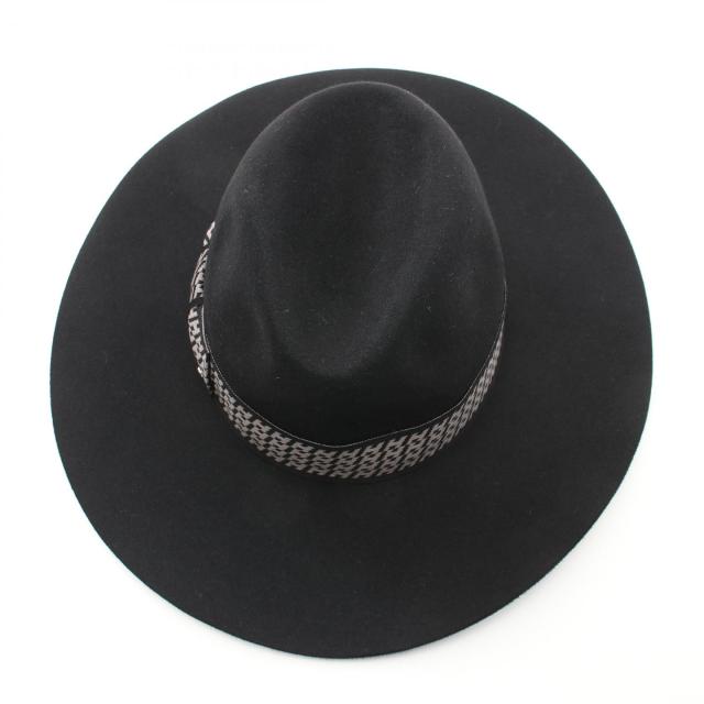 ☆人気☆エルメスネイビー ウールフェルトハット リボン付きサイズ57