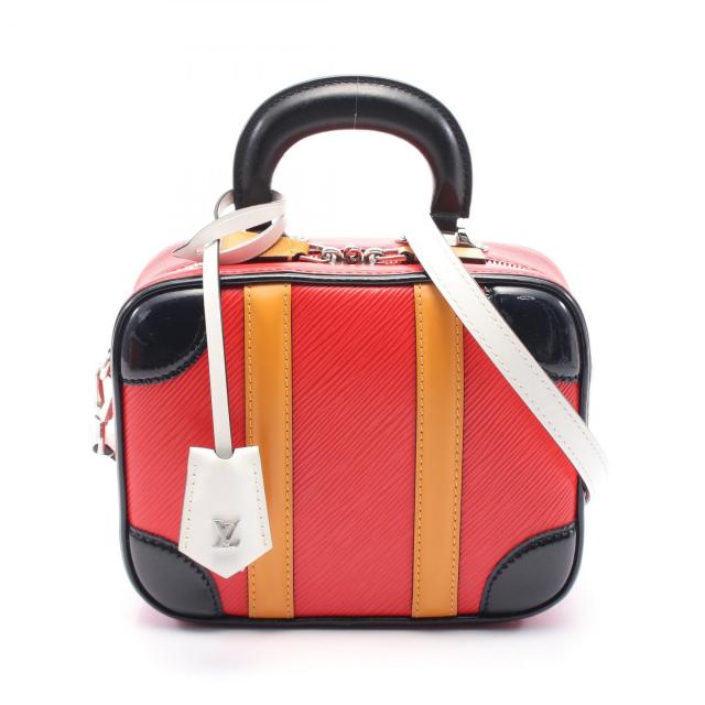 ルイ・ヴィトン LOUIS VUITTON ヴァリゼットBB ハンドバッグ バッグ レザー エピ レディース レッド系 / ブラック系 / オレンジ系 M55524 【中古】