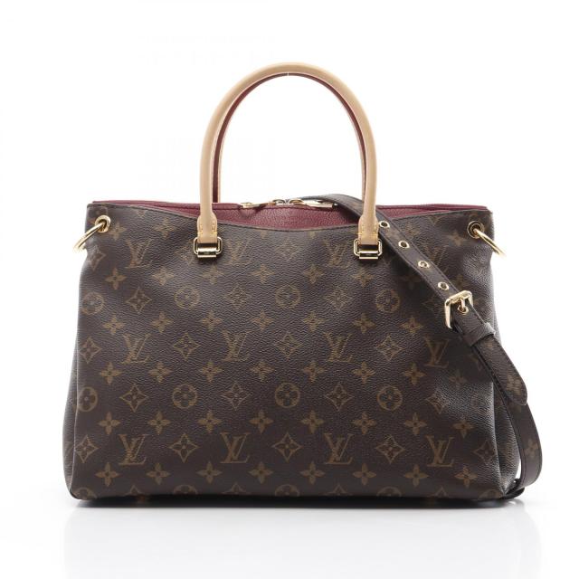ルイ・ヴィトン LOUIS VUITTON パラス ハンドバッグ バッグ PVCコーティングキャンバス レザー モノグラム レディース ブラウン系 / ボルドー系 M40906 【中古】