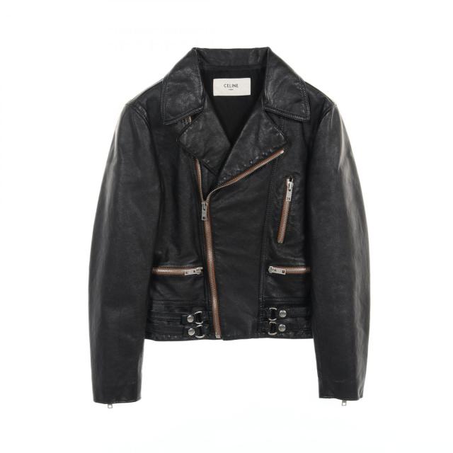 Moschino ドット柄 ライダースジャケット Moschino ドット柄