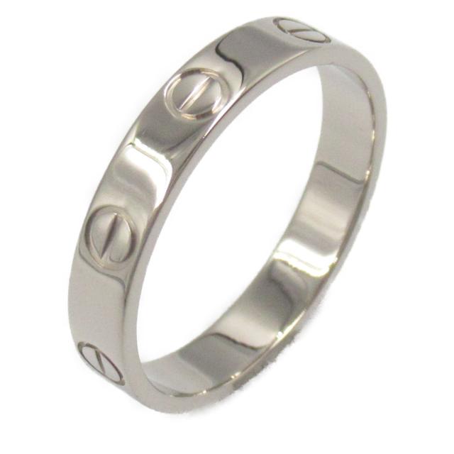 カルティエ CARTIER ミニラブリング リング・指輪 ジュエリー K18WG（ホワイトゴールド） レディース シルバー系 【中古】