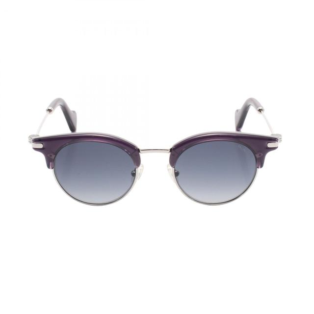 モンクレール MONCLER サングラス 衣料品 プラスチック / メタル メンズ レディース パープル系 / シルバー系 003578B 【新品】