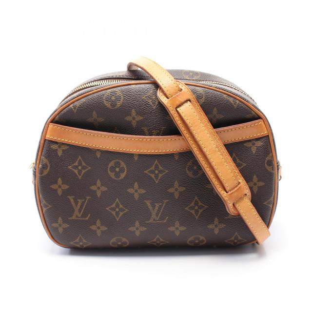 ルイ・ヴィトン LOUIS VUITTON ブロワ ショルダーバッグ バッグ PVCコーティングキャンバス レザー モノグラム レディース ブラウン系 M51221 【中古】