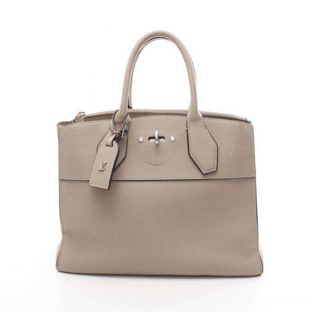 ルイ・ヴィトン LOUIS VUITTON シティスティーマー MM ハンドバッグ バッグ トリヨンレザー トリヨンレザー レディース ベージュ系 M53017 【中古】