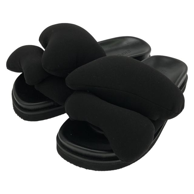 ENFOLD 厚底 フローティングサンダル　ブラック　38 ENFOLD 厚底 フローティングサンダル ブラック 38 楽天市場