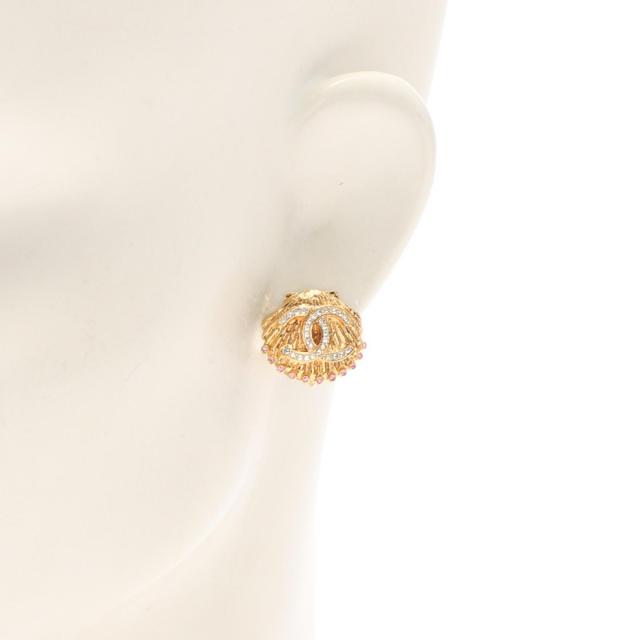 シャネル CHANEL ココマーク シェルモチーフ イヤリング