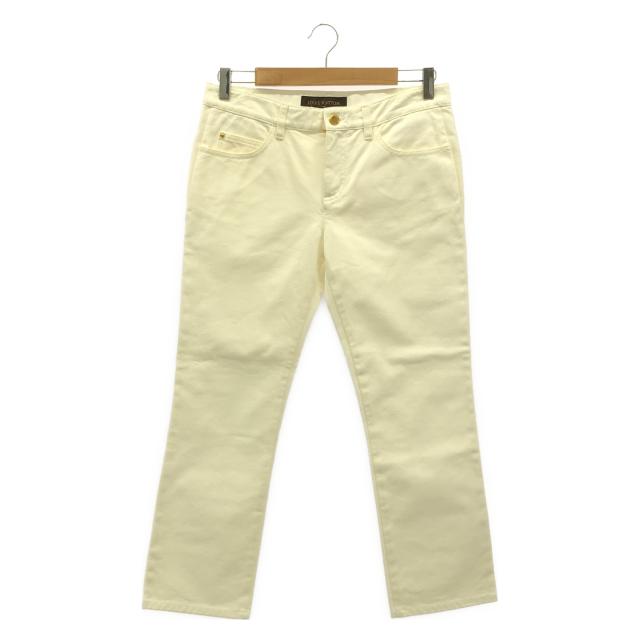 ルイ・ヴィトン LOUIS VUITTON パンツ 衣料品 ボトムス コットン レディース ホワイト系 【中古】